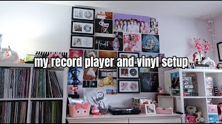 my record player and vinyl setup tour (2025) 🎶
