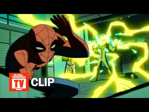 The Spectacular Spider-Man (2008) - Spider-Man vs. Electro Scene (S1E2)