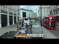 London Bus Ride From West London To The Heart Of The City London Streets Bus 9 Route In 4K HDR