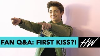 Asher Angel Admits Selena Gomez Is His Celeb Crush and Spills Details On His FIRST KISS! | Hollywire video