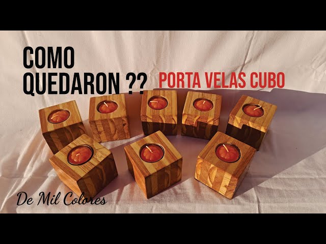 Vídeo relacionado con ootb Artículos de Decoración/Plato Cuadrado de Madera Natural con Portavelas, Velas y Piedras Decorativas