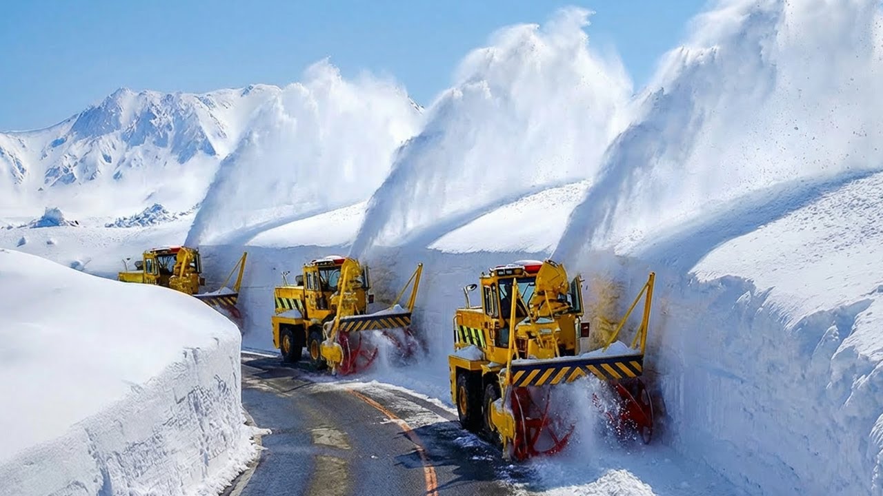 Leistungsstarke Schneeräumgeräte – extrem schnelles Schneepflügen