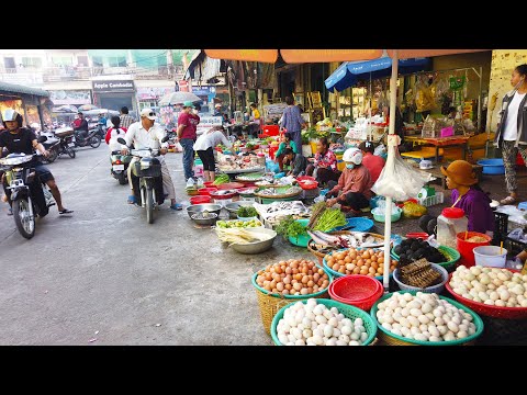 PC Market On 30-01-20 - Cambodian Market Street Food In Phnom Penh