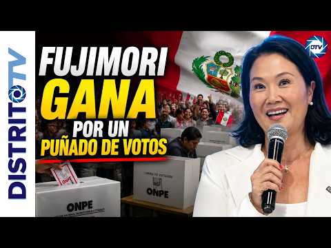 🔴ÚLTIMA HORA PERÚ 🔴 FUJIMORI GANA POR UN PUÑADO DE VOTOS🔴POR EL 0,04% DE LOS VOTOS