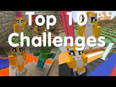 Top 10 - Minecraft Challenges - YouTube