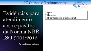 7 1 6 Conhecimento organizacional
