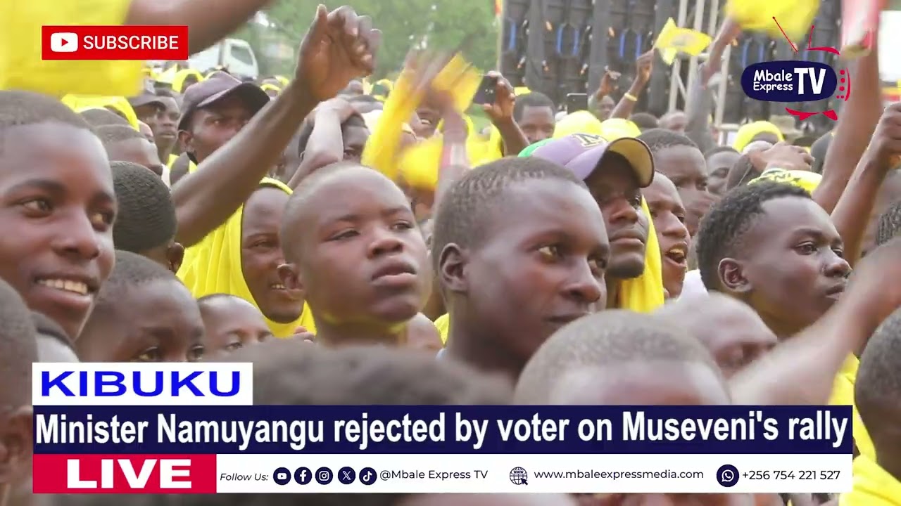 Minister Namuyangu humiliated by voters at Museveni's rally, vows to rule them by force