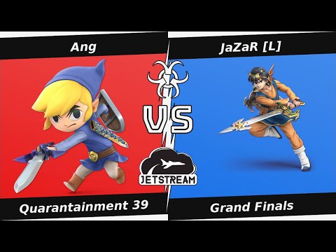 Quarantainment 39 Grand Finals - Ang (Toon Link) Vs. JaZaR [L] (Hero) Smash Ultimate - SSBU