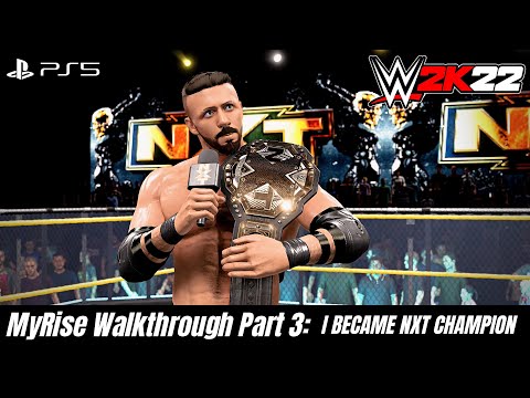 WWE 2K22 - MyRise (Career Mode) Walkthrough Part 3 | PS5™ [4K60]