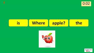 Scrambled Sentence Exercises for Kids
