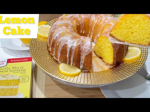 The Best Deliciousness Lemon Bundt Cake | Duncan Hines Lemon Cake | Episode 53