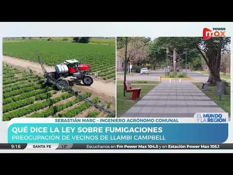 Olores de agroquímicos preocupa a vecinos de Llambi Campbell: Sebastián Marc - Ingeniero Agrónomo