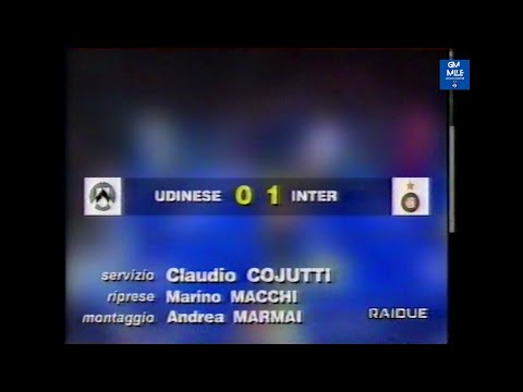 1996-97 (1^ - 07-09-1996) Udinese-INTER 0-1 [Sforza] Servizio DomenicaSprint Rai2