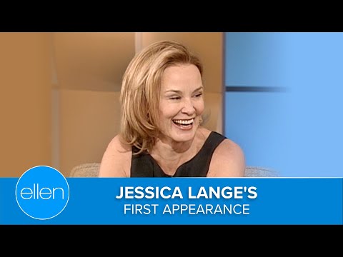 Jessica Lange's First Appearance on Ellen