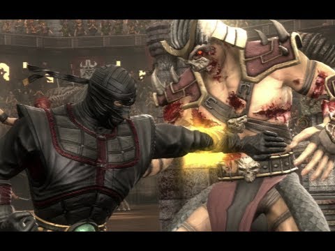 Mortal Kombat 9 - Beating Shao Kahn FLAWLESS - Ermac (EXPERT)