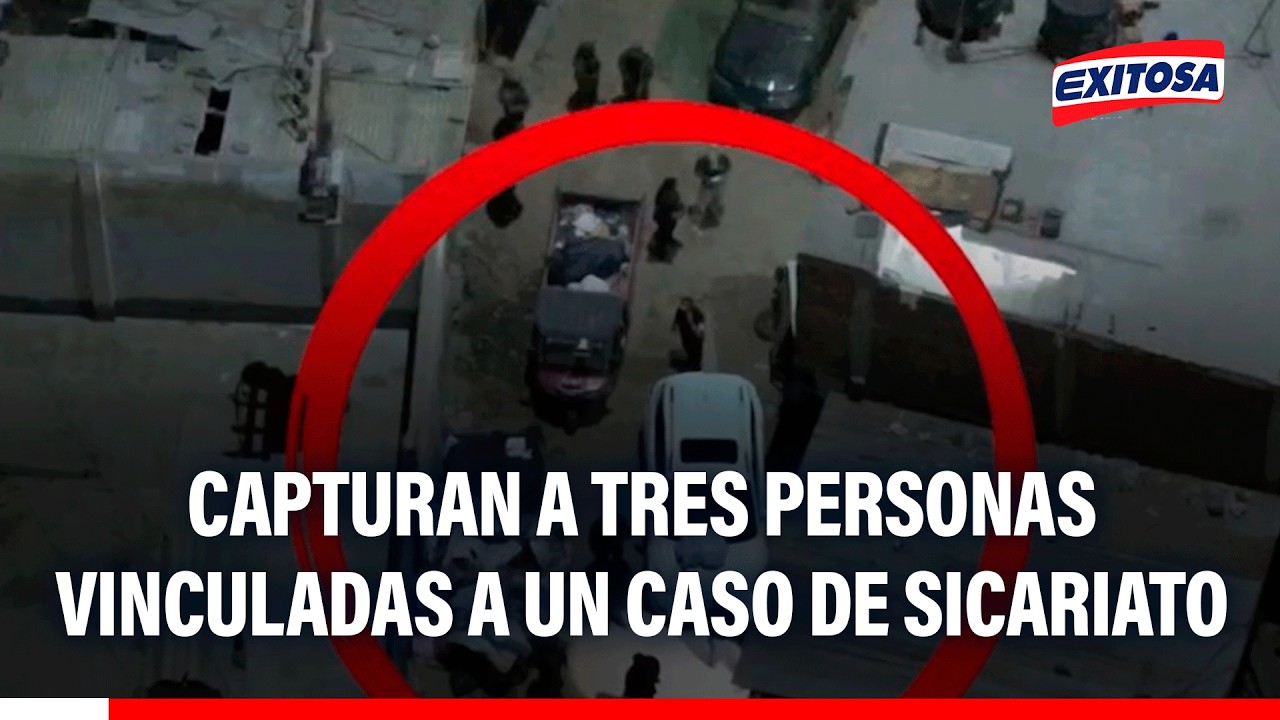 🔴🔵 Trujillo: Capturan a tres personas de nacionalidad extranjera vinculadas a un caso de sicariato