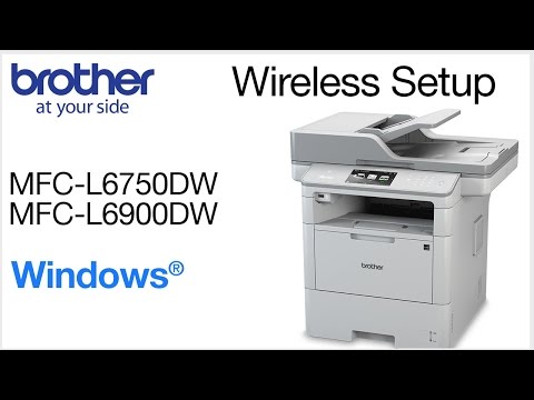 Thumbnail for Installing on a Wireless Network - MFC-L6900DW - Windows Version