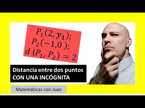▷ Distancia entre dos puntos en el plano cartesiano con una incógnita. Parte 2