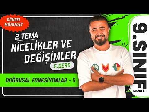 Doğrusal Fonksiyonlar 5 | 5.DERS 9.Sınıf Matematik | Yeni Müfredat 2025