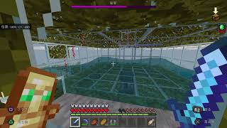 マイクラ　奈落に落ちたから装備作り直す