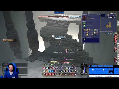 FFXIV PoTD RDM Floor (5.8) 191-200 - NO SUSTAINING POTIONS (CLEAR) - Solo - Angelus Demonus