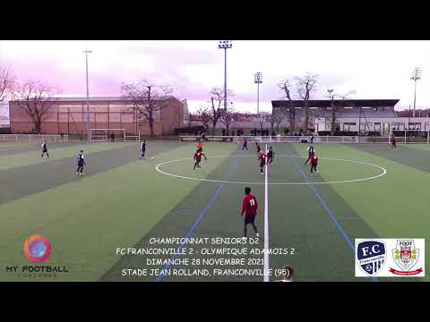 DIMANCHE 28 NOVEMBRE 2021 SENIORS D2 FC FRANCONVILLE - OL ADAMOIS LES BUTS