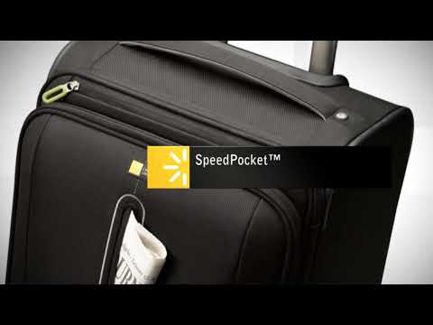 Case Logic PTU218 - Reise-Trolley, Nylon, schwarz/grün, mit Notebookfach, 40,6 cm (15-16")