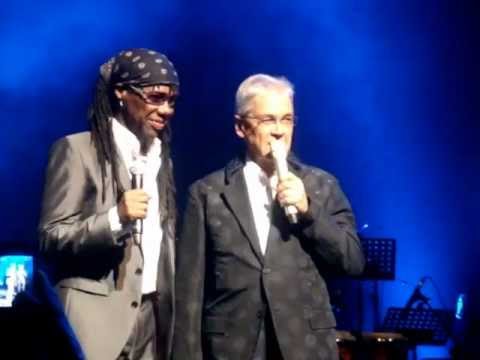 Nile Rodgers & Claude Nobs opening the "Freak Out Night" Montreux 2012