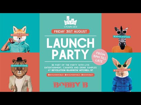 Bobby B opens up Bar Revolution, Glasgow (2018)