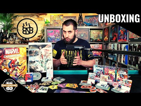 Marvel Champions Unboxing + Star Lord, Captain America & Thor!