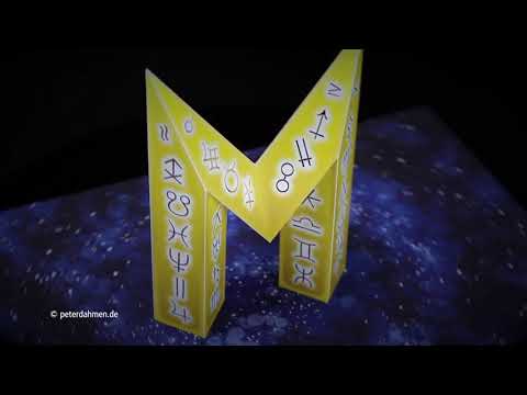 Pop-Up Card Concept for the letter “M”