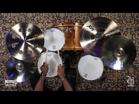 Used Sabian 16" HHX Medium Crash Cymbal - Brilliant - 1026g (U11608XMB-1071323P)