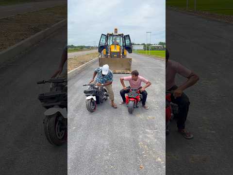 Jcb walla video with BMW bike 😍#shorts #bmw #car