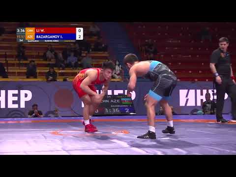Zagreb Open 2023 FS 57KG Qual. Li W(CHN) 🇨🇳- I. Bazarganov(AZE) 🇦🇿
