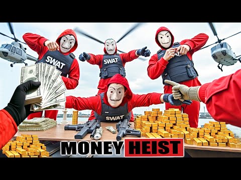 PARKOUR VS MONEY HEIST | BAD GUYS: No ESCAPE, POLICE closed all exits (BELLA CIAO REMIX) Epic POV