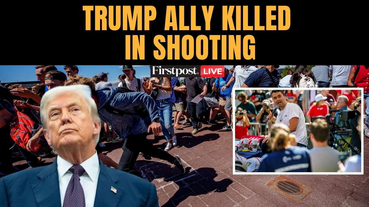 LIVE: Trump Ally Charlie Kirk Shot Dead at Utah University Event, Eyewitnesses Recount Shooting