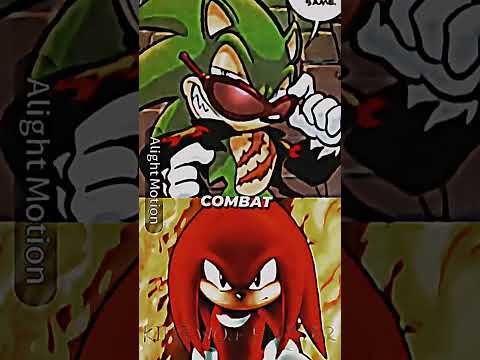 Scourge vs Knuckles #sonicthehedgehog
