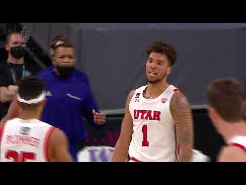 No. 7 Utah defeats No. 10 Washington 98-95 in the highest scoring game in Pac-12 Tournament history