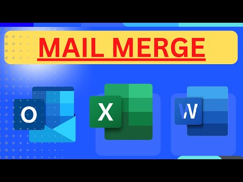 How to Mail Merge in Outlook with Word and Excel as Source?