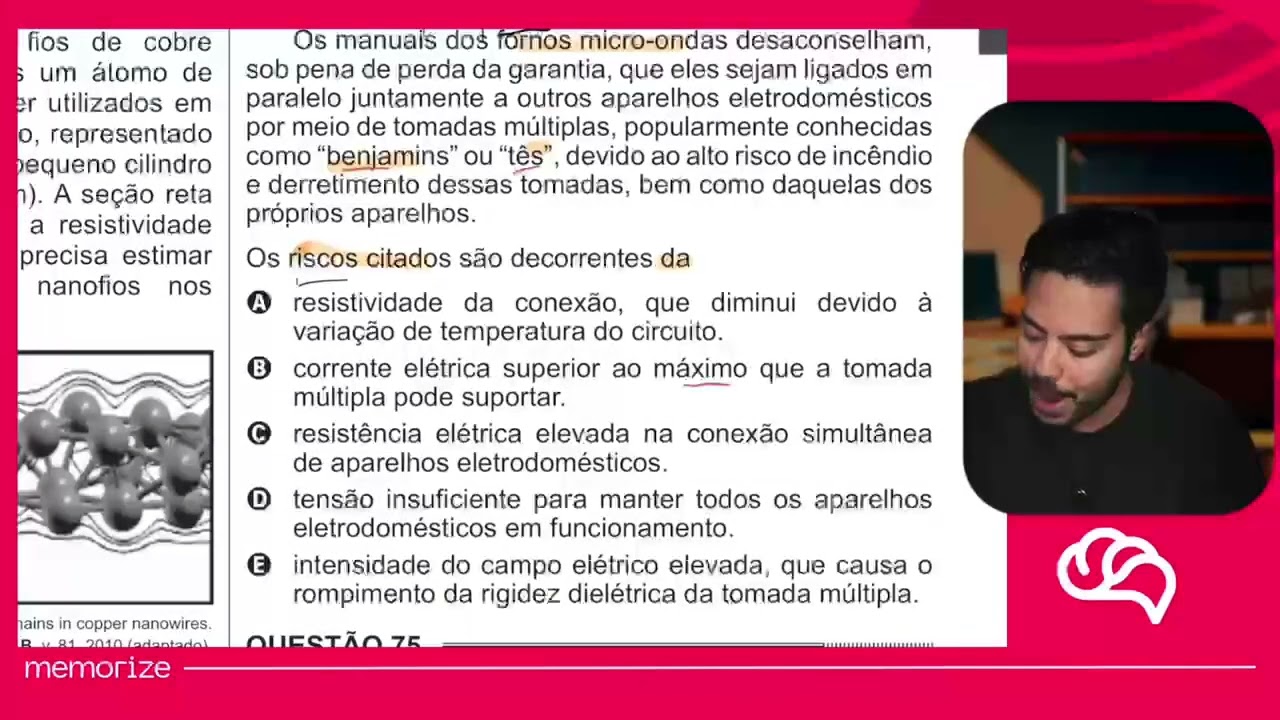 Resolução em Vídeo — Questão 74 ENEM 2014 PPL