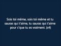Taïro sois toi même +paroles 