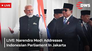 LIVE: Narendra Modi Delivers Key Speech in Indonesia Parliament During State Visit | DWS News | AC1F