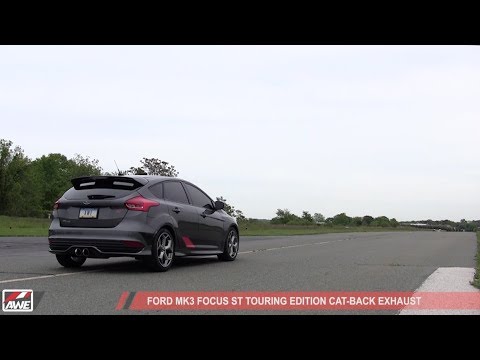 AWE Ford Mk3 Focus ST Resonated Touring Edition Cat-back Exhaust