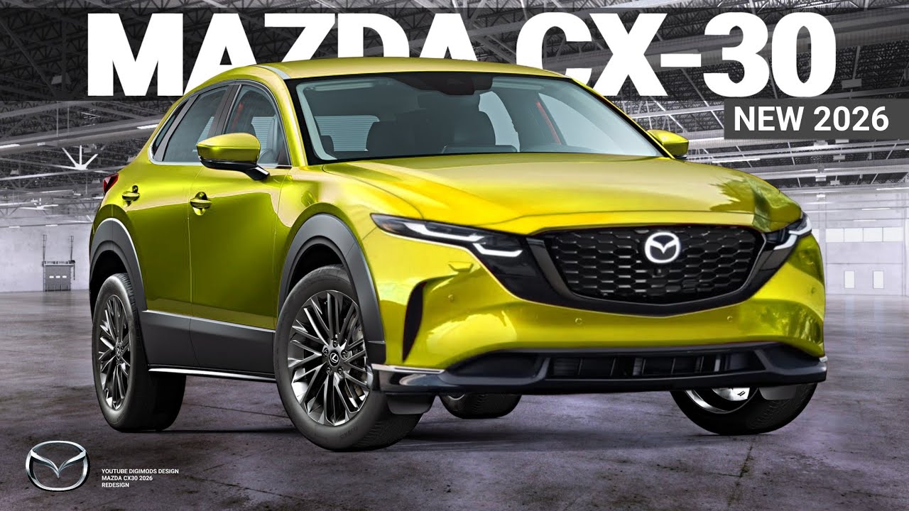 2026 or 2027 Mazda CX-30 Virtually Follows in the Footsteps of All-New