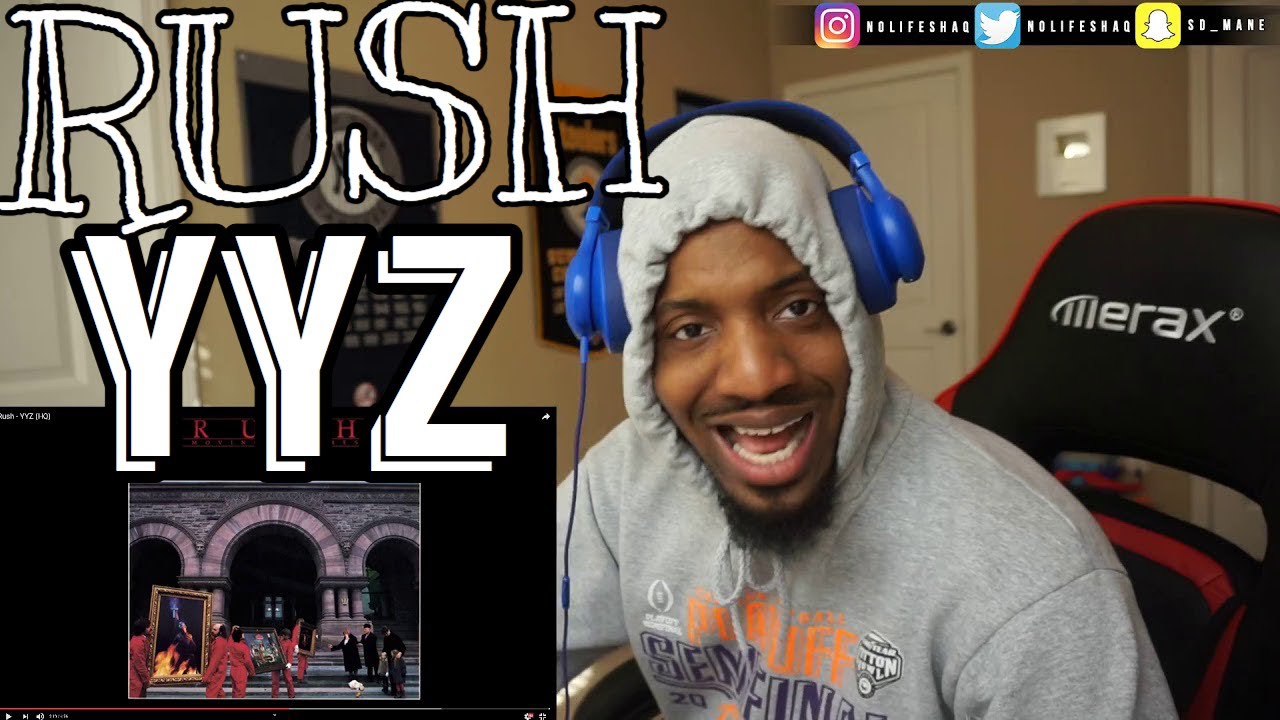 FIRST TIME REACTING TO RUSH  "YYZ"