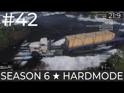 S06 Hardmode #42 - Lieferung über das Plateau 1  (Maine, USA) ★ Snowrunner Deutsch