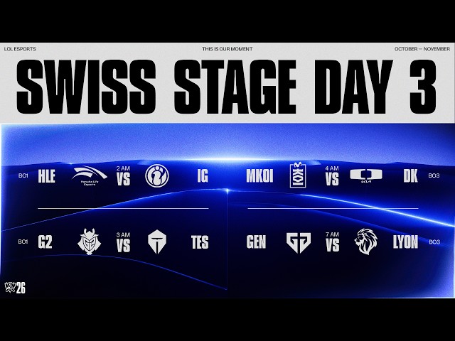 [JP] Worlds 2026 | Swiss Stage Day 3