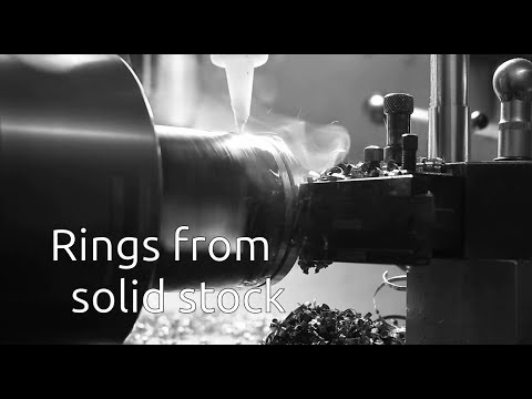 Rings from solid stock