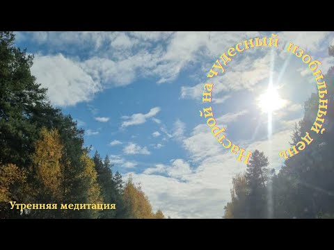 Утренняя медитация / Настрой на чудесный изобильный день / 04.11.2021