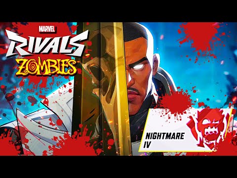 MARVEL RIVALS ZOMBIES PvE Mode - NIGHTMARE 4 Difficulty Gameplay (NO CHEESE)